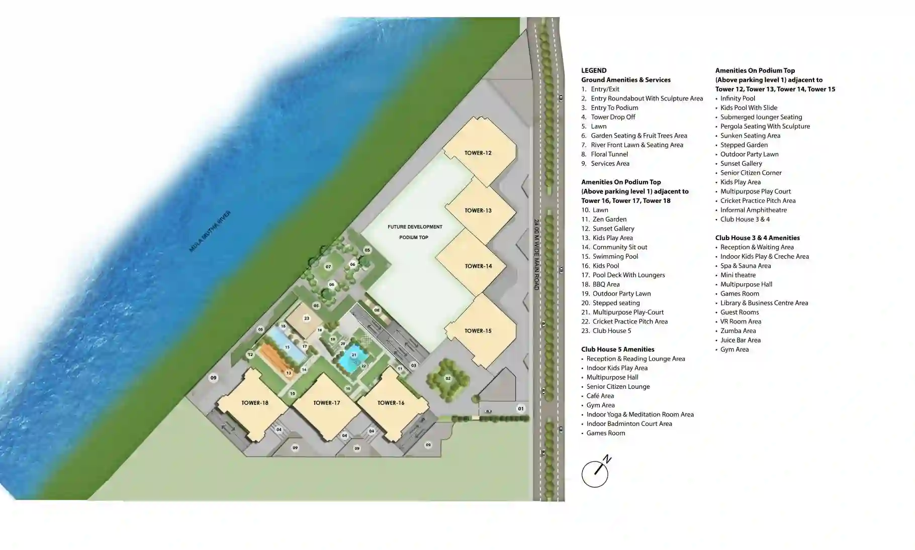 Master Plan - Godrej Aqua Vista Pune