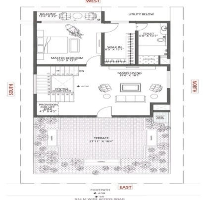 Godrej Koregaon Park 4 BHK floor plan